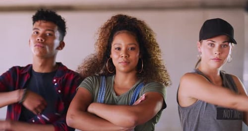 Stylish Group Portrait With Confident Expressions