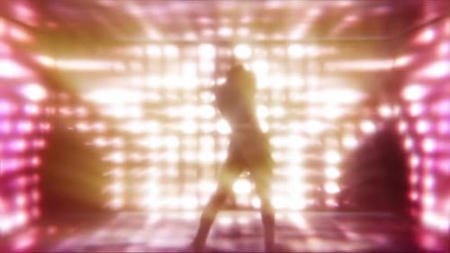 Dynamic Stage Lights and Silhouette Background