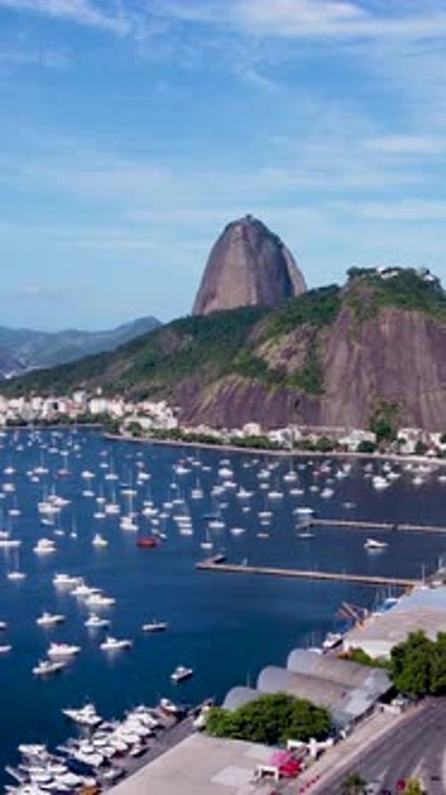 Sugarloaf Mountain At Rio De Janeiro In Rio De Janeiro Brazil.