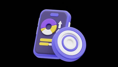 3D Phone Analyst Animation