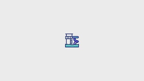 Waterslide Animated Icon