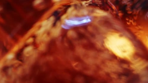 Carbonated Soda Drink Macro Video