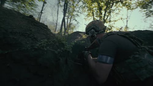 Battle in Trench or Assault on Enemy Positions
