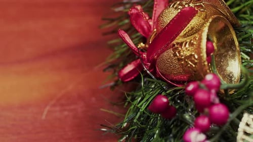 Christmas Bells and Festive Holiday Decoration
