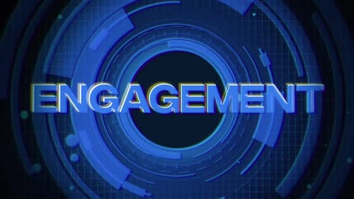 Futuristic Blue Text Reveal for Corporate Data Analytics