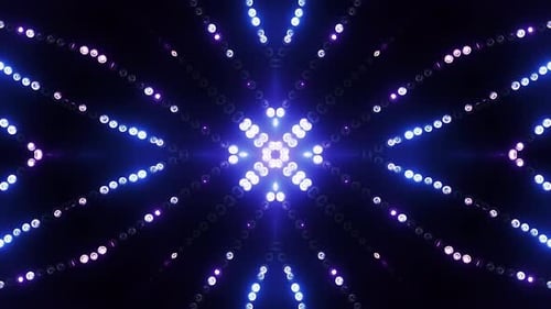 Pinkblue Animated Round Led Background