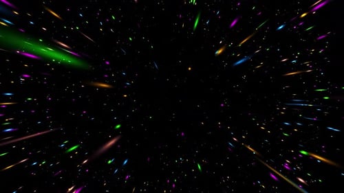 Video zum Warp-Effekt mit Farbpartikeln