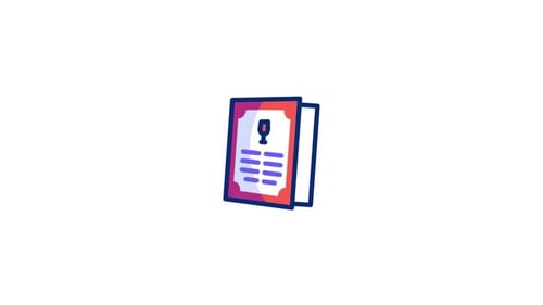 Menuboard Animated Icon