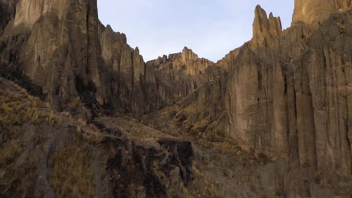 Formations rocheuses de la Valle de Las Animas