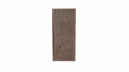 Wood Log 3d object rotating loop