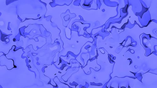 Fluid Abstract Morphing Purple Shapes Loop