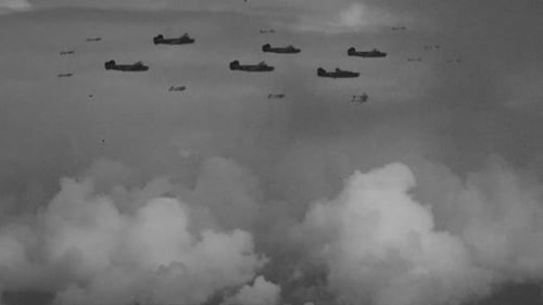 Planes Flying in the Sky During World War