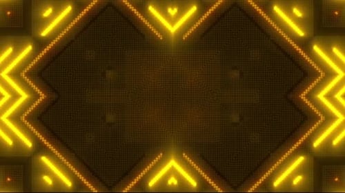 Dynamic Neon Geometric Light Pattern Background Loop