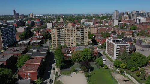 Canadian City - Downtown ottawa 2019 from Elgin street aerial