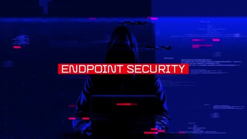 Digital Glitch Text Reveal with Hacker Background