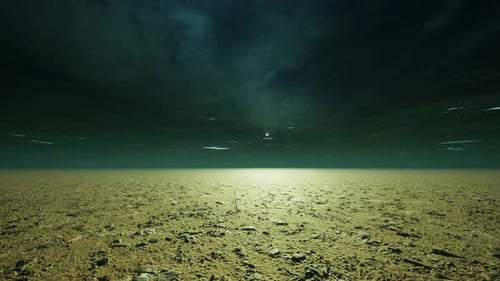 Underwater Ocean Waves Ripple And Flow With Light Rays