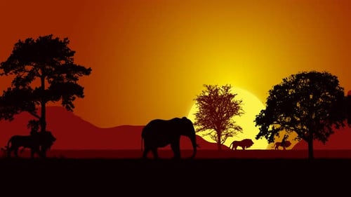 Africa Landscapes Background