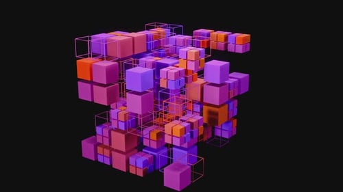 Cube Abstract Background
