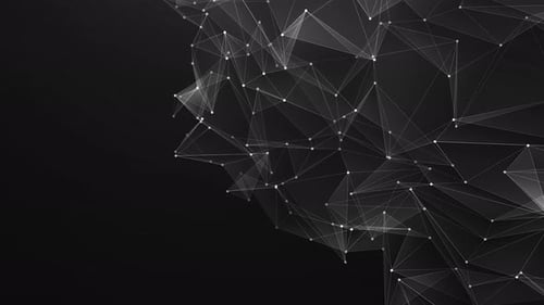 Abstrakter gewellter Plexus-Hintergrund