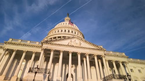 Hero Shot of the US National Capitol Building in Washington DC