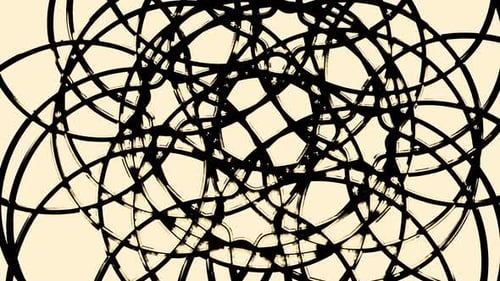 Linear pattern with hypnotic effect