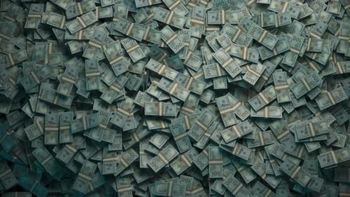 One Hundred Dollar Bills Background