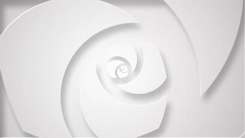 Minimalist Geometric Spiral Looping Background