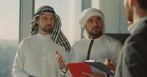 Business Meeting of Middle Eastern and Western Colleagues