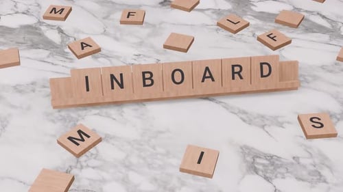 3D Wooden Letter Tiles Word Reveal Animation