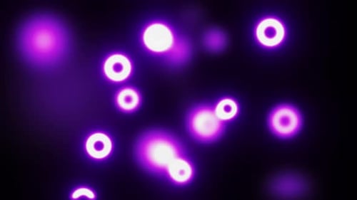 Violette Bokeh-Lichter