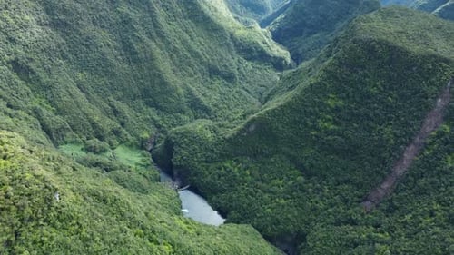 Takamaka Valley on Reunion Island