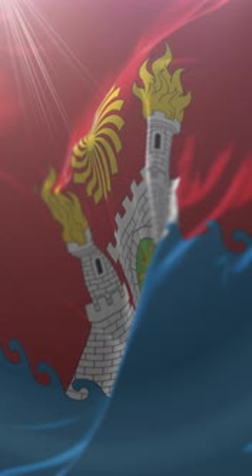 Flag of Makhachkala