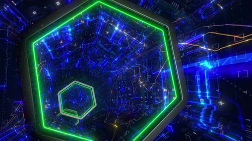 Futuristic Sci-Fi Tunnel