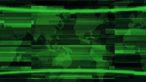 Hermosos diseños y tecnologías modernas para presentadores de noticias, fondo de animación.