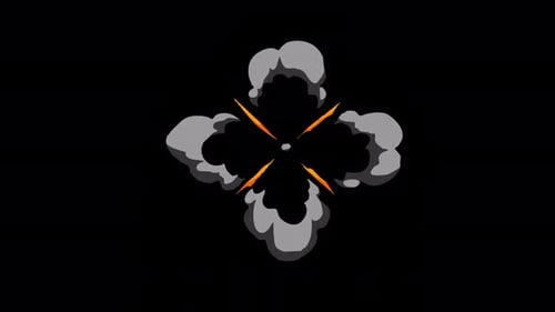 Powerful Smoke Burst With Sparks