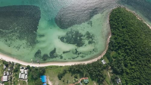Tropical Coastline and Reef Formations Lipa Noi Ko Samui Thailand