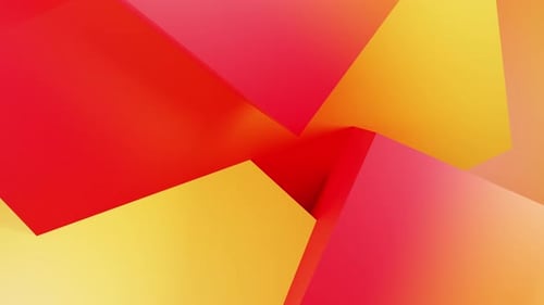 Abstract Geometric Blocks Looping Background Animation