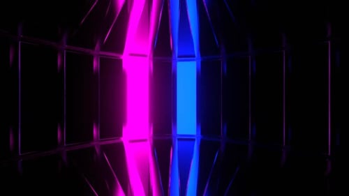 Rainbow Circular Stroboscope Background Vj Loop In HD