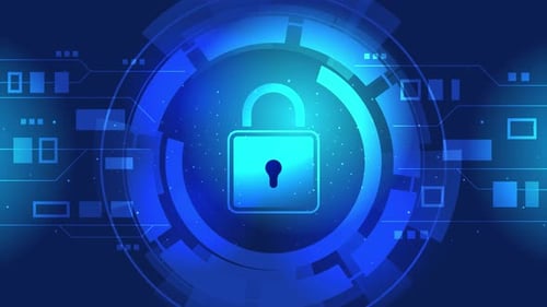 Padlock, safety lock, safe, safe box animation 4k