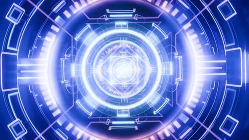 3D futuristic cosmic tunnel, abstract futuristic pattern, cosmic fast fly, fantastic endless loop