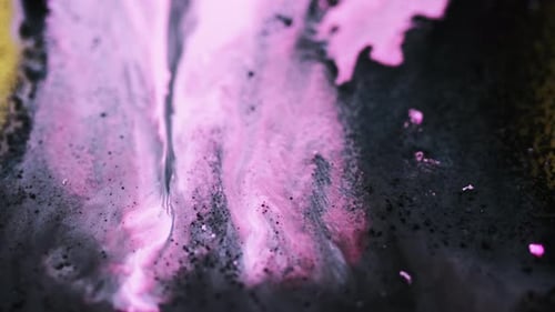 Pink Paint Mixing with Black