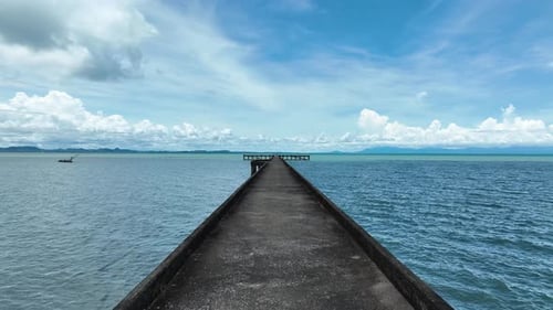 Pier to the Blue Where Dreams Drift Through and Horizons Renew