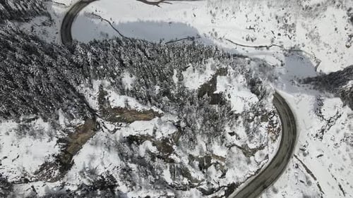 Winter Landscape Road