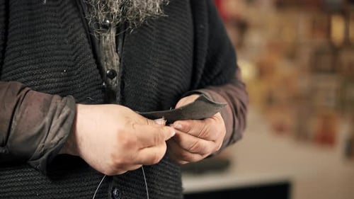 Hand Sewing Leather with Saddle Stitch Technique