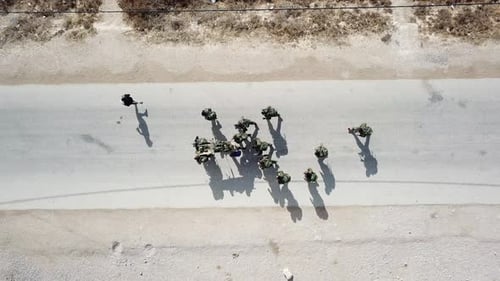 Disparo en la cabeza de un Zumbido: varios soldados del Primer Ejército practicaban evacuar a los heridos
