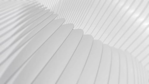 Minimalistische silberne 3D-Hintergrundschleife für Designprojekte