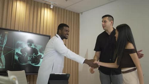 Doctor Meeting Couple to Discuss Medical Results