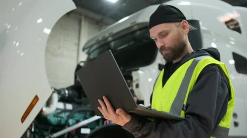 Service of the Car in the Technical Center or Warehouse Records Information About the Truck on
