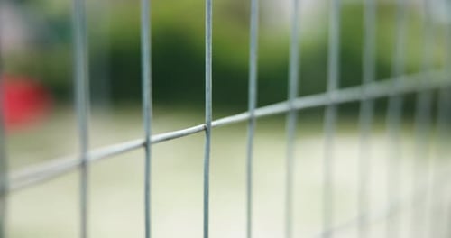 Protection, wire fence and barrier outdoor for safety, defense and barricade with enclosure