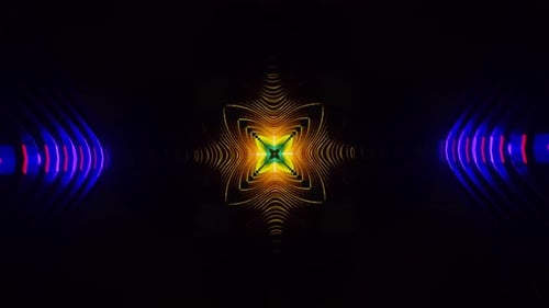 Abstract Hypnotic Artistry Fills the Backdrop with Psychedelic Charm